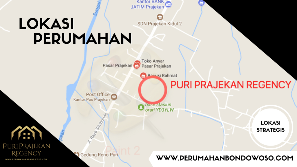 PuriPrajekan Regency - Denah Lokasi